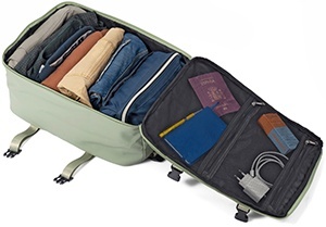 Rucsac Avion Diamond 40x30x20 cm Wizz Air/Ryanair, Poliester, 24 L, BZ 5897, Bleumarin - Img 2