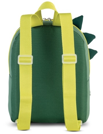 Rucsac copii Fabrizio Dino F20692, 24x30x10 cm, nylon, verde - Img 4