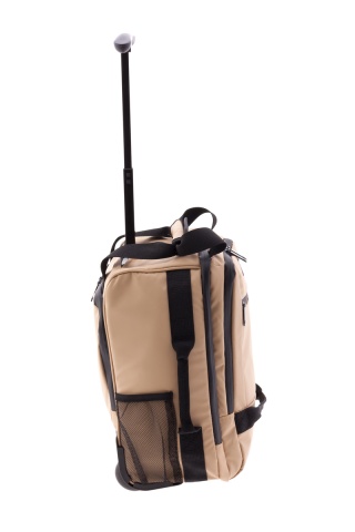 Rucsac cu role 40x25x20 cm, Wizz Air/Ryanair, PVC impermeabil, Gladiator Polar, MG 3958, 14", Bej, RESIGILAT - Img 8