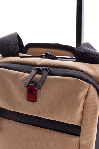 Rucsac cu role 40x25x20 cm, Wizz Air/Ryanair, PVC impermeabil, Gladiator Polar, MG 3958, 14", Bej - Img 6