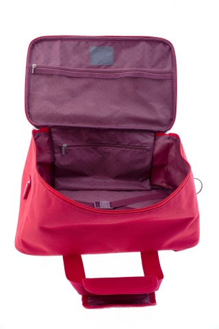 Rucsac de calatorie, tip geanta, pentru Wizz Air/Ryanair, Gladiator, Metro, MG 2128 - 40 cm Rosu - Img 8