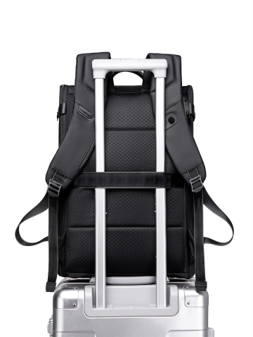 Rucsac laptop 17" Snowball SW22102, poliester impermeabil, buzunar termoizolant, negru - Img 10