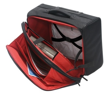 Servieta cu role Davidts Monte Carlo 17", Nylon 1680D, Negru - Img 2