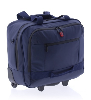 Servieta cu role Gladiator Polar, comp. laptop 14", poliester impermeabil, MG 3948, bleumarin - Img 7