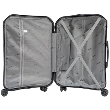 Set Troler de cabină Aventor + Geantă voiaj Benzi 40x25x20 cm, Bleumarin - Img 15