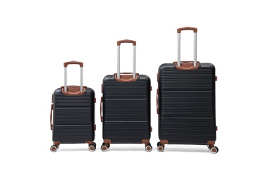 Set Trolere Aventor, ABS, Cifru, 4 Roți Duble 360°, AV107, 3 Piese, Negru - Img 20