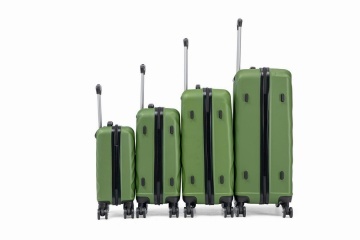 Set trolere Aventor, Polipropilenă, Cifru TSA, 4 Roți Duble 360°, AV109, 4 Piese, Verde - Img 17