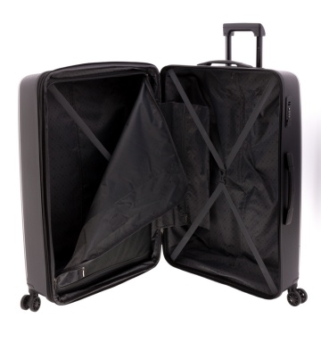 Set Trolere Extensibil, Polipropilena, Cifru, Roti cu Suspensie, Gladiator Flow, MG 1712 - 3 Piese, Negru - Img 2