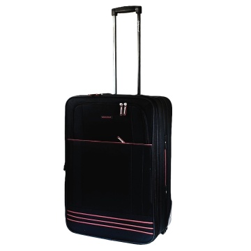 Set trolere extensibile Diplomat ZC2023, 1 bagaj de cabina si 2 de cala, poliester, 2 roti, negru - Img 3