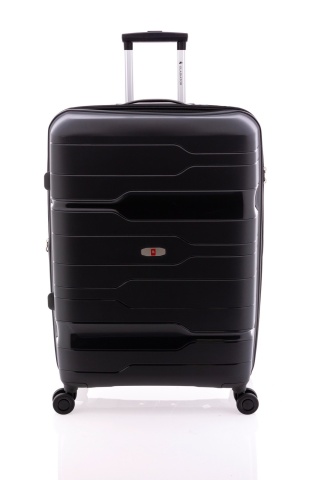 Set trolere extensibile Gladiator Boxing MG 38, roti cu suspensie, polipropilena 3 piese, negru - Img 5