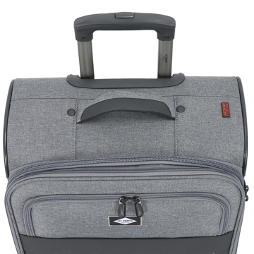 Set Trolere Extensibile Lee Cooper, Poliester, 4 Roti duble, Cifru, LC33503, Gri - Img 14