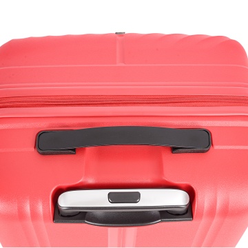 Set trolere Snowball SW47203, polipropilena, fermoar antifurt, cifru TSA, 4 roti duble, 3 piese, rosu - Img 8