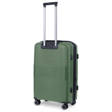 Set trolere TravelZ Swinger, polipropilena, cifru TSA, 4 roti duble, 3 piese, verde - Img 10