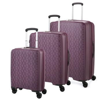 Set Trolere Verage Diamond, Extensibile, Captuseala Antibacteriana, Polipropilena, Cifru TSA, 3 Piese, Mov