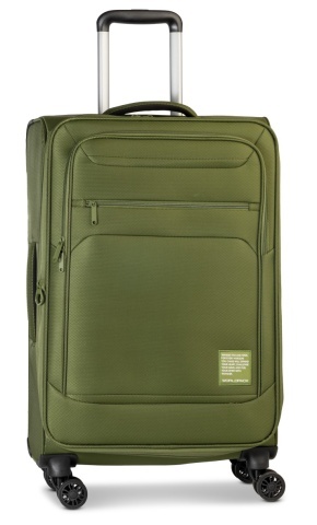Set trolere Worldpack Bern F10508, 1 bagaj de cabina si 2 de cala, poliester, cifru TSA, 4 roti duble, verde olive - Img 15