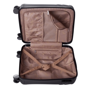 Troler Cabina ABS 4 Roti Duble Ella Icon Arrow 1155-55 cm Negru - Img 2