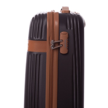Troler Cabina ABS 4 Roti Duble ELLA ICON STYLE 1159-55 cm Maro - Img 5