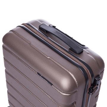Troler Cabina ABS 4 Roti Ella Icon Brick 1194-55 cm Maro - Img 4