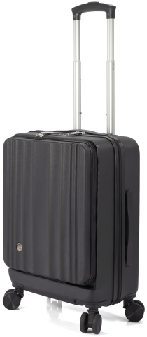 Troler cabina Benzi BZ 5801, comp. laptop 13-14", ABS, cifru TSA, 4 roti duble, negru, RESIGILAT - Img 7