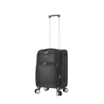 Troler Cabină Extensibil 55x35x23 cm, Poliester, Cifru, Madisson,SW66204, Negru