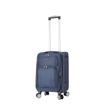 Troler Cabină Extensibil 55x35x23 cm, Poliester, Cifru, Madisson,SW66204, Bleumarin