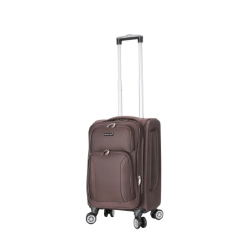 Troler Cabină Extensibil 55x35x23 cm, Poliester, Cifru, Madisson,SW66204, Maro