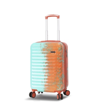 Troler Cabină Extensibil 55x36x22 cm Madisson, Fermoar Antifurt, Policarbonat, SW65203, Portocaliu/Turcoaz - Img 10