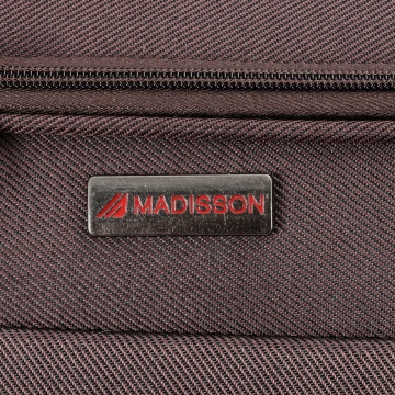 Troler cabină extensibil Madisson, 55x35x20/25 cm, poliester, 4 roți duble, cifru, SW55104, maro - Img 24