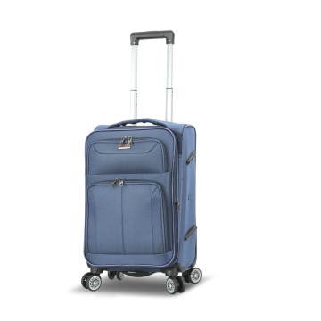 Troler cabină extensibil Madisson, 55x35x20/25 cm, poliester, 4 roți duble, cifru, SW55104, bleumarin - Img 20