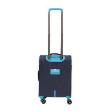 Troler cabina Lamonza Ultralight, 55x37x21 cm, 2.58 kg, Albastru inchis / Turcoaz - Img 6