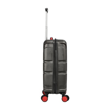 Troler Cabina Lee Cooper London, ABS, 4 Roti Duble, Cifru, 55 cm, Antracit - Img 6