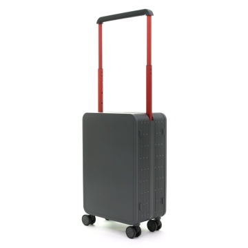 Troler Cabina Policarbonat Cifru TSA 4 Roti Duble Ella Icon Compact 2508 - 55 cm Gri - Img 10