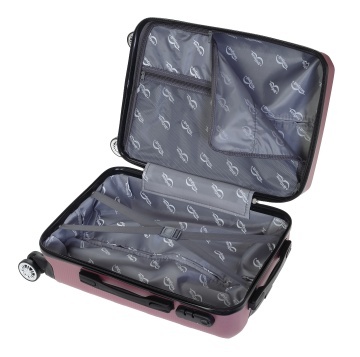 Troler Cabina, Seagull, ABS, 4 Roti Duble, SG 176 - 56 cm, Negru - Img 2