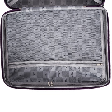 Troler cabina Snowball SW43803, polipropilena, cifru TSA, 4 roti duble, 55 cm, mov - Img 4