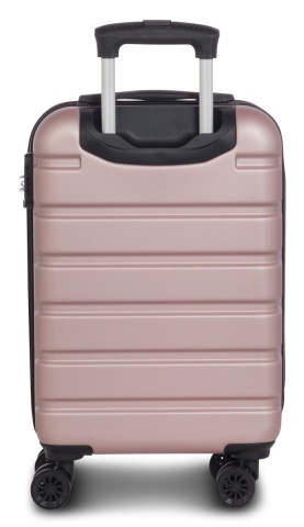 Troler Cabina, Worldpack, Phoenix, ABS, 4 Roti Duble, F10439 - 56 cm, Rose - Img 7