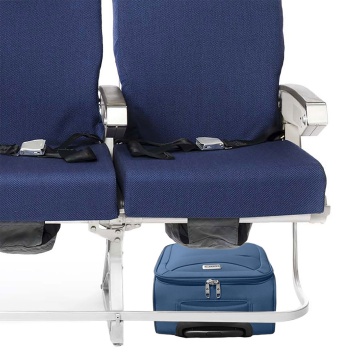 Troler cabina XS CarryOn Air, 40×30×20 cm, bagaj de mana Wizz Air, poliester, 23 L, bleumarin - Img 3