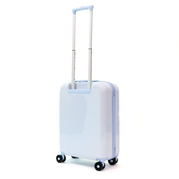 Troler Copii Policarbonat 4 Roti Duble Ella Icon Unicorn 2487 Albastru Deschis - Img 4