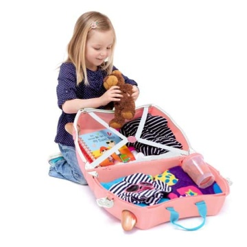 Troler copii TRUNKI FLOSSY the Flamingo - 46 cm - Img 4