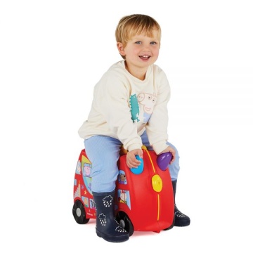 Troler copii Trunki Pepa Pig - 46 cm Rosu - Img 20