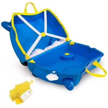 Troler copii Trunki PERCY Masina de politie - 46 cm - Img 2
