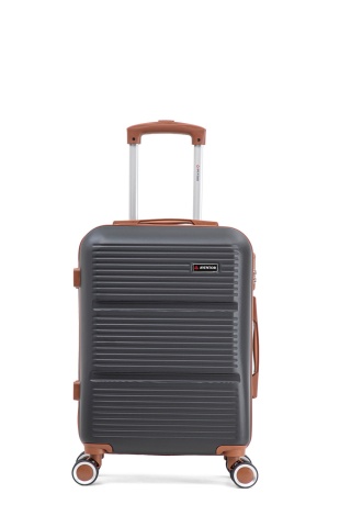 Troler de Cabină Aventor, 55x35x20 cm, ABS, Cifru, 4 roți duble 360°, 32 L, AV107, Negru - Img 12