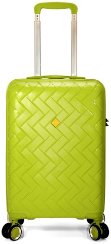 Troler de cabina Benzi BZ 5806, polipropilena, cifru, 4 roti duble, 55 cm, verde