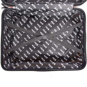 Troler de cabina Lee Cooper LC32203, policarbonat, 4 roti duble, cifru, 55 cm, rose - Img 14