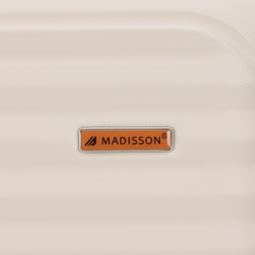 Troler de Cabină Madisson, 55x35x20 cm, ABS, Fermoar Antifurt, Cifru, 35 L, SW66802, Alb/Milky - Img 14