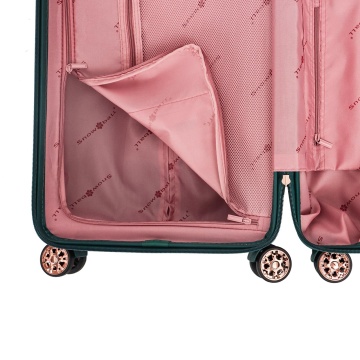 Troler de cabina Snowball SW44303, fermoar antifurt, 55 cm, policarbonat rezistent, 39L, cifru TSA, maro - Img 5
