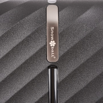Troler de cabina Snowball SW47203, polipropilena, fermoar antifurt, cifru TSA, 4 roti duble, 55 cm, negru - Img 7
