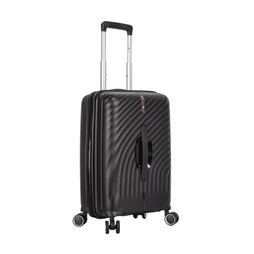 Troler de cabina Snowball SW47203, polipropilena, fermoar antifurt, cifru TSA, 4 roti duble, 55 cm, negru - Img 17