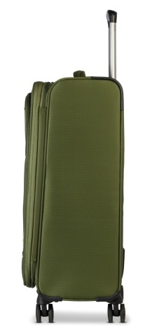 Troler de cabină Worldpack Bern F10508, 55x37x24 cm, bagaj de mână, poliester, cifru TSA, 4 roți duble, verde olive - Img 8