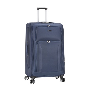 Troler Extra Large Extensibil 86x52x33 cm, Poliester, Cifru, Madisson,SW66204, Bleumarin