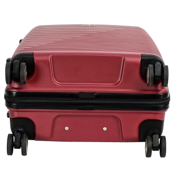 Troler Extra Large Madisson SW33703, Polipropilena, 4 Roti Duble, Cifru, 83 cm, Grena - Img 13